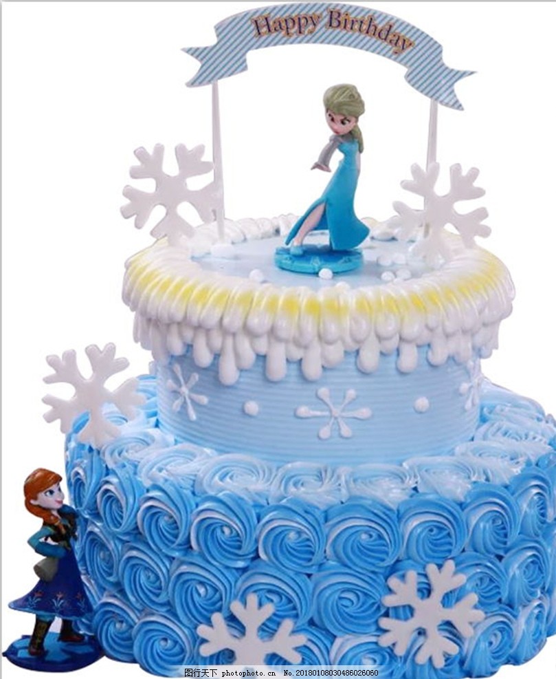 生日蛋糕卡通海洋海豚主题蛋糕可爱儿童蛋糕动物奶油大连同城_乐乐简笔画