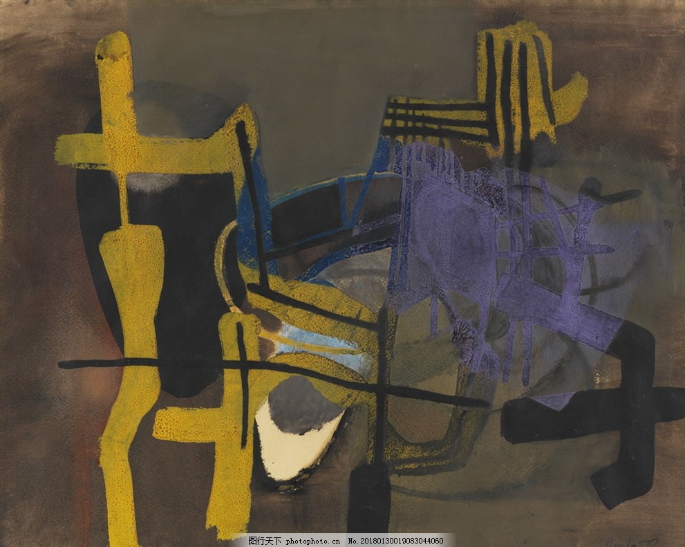 温特尔 抽象画 现代 艺术画 极简